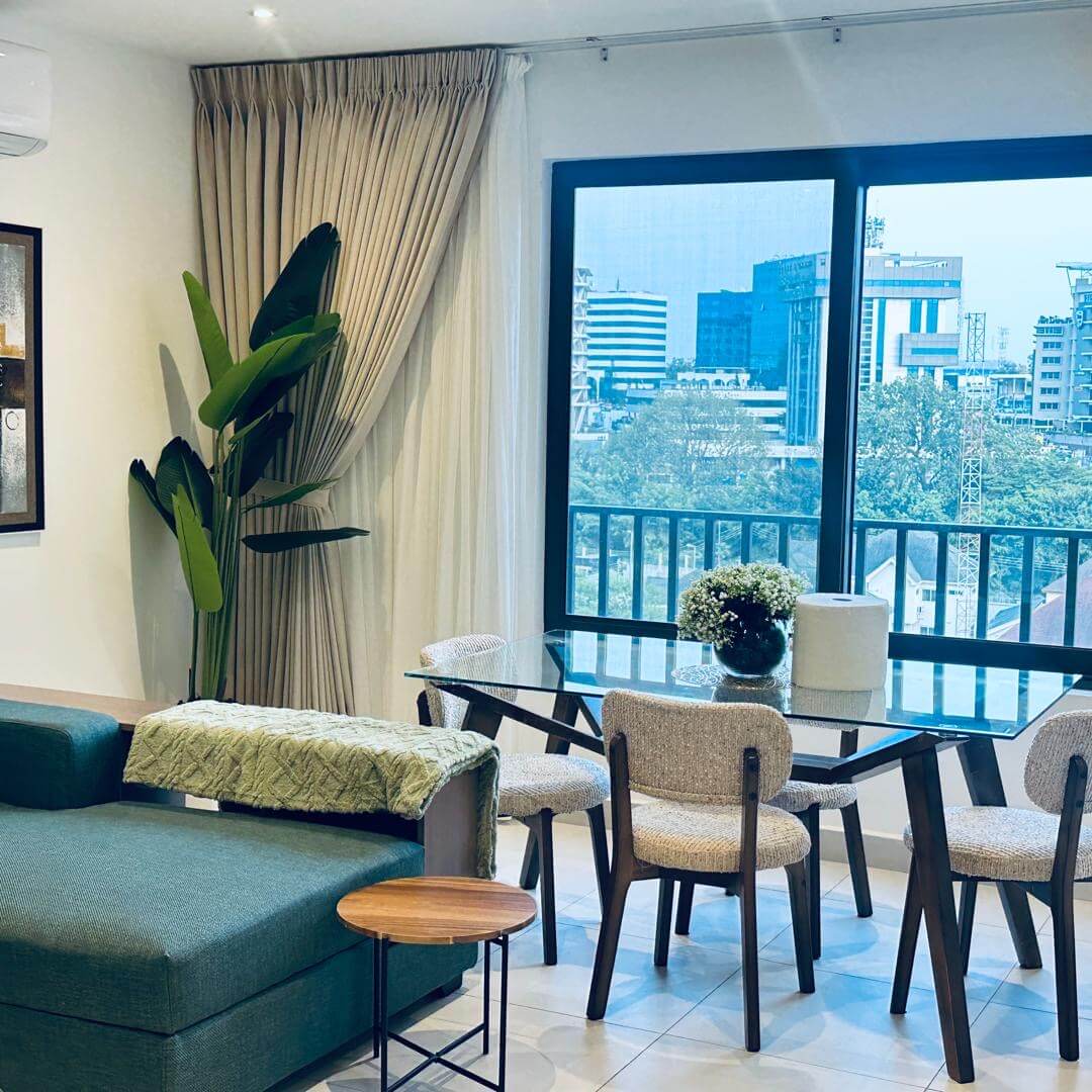 Urban-Crest-Airport Residential, Accra-Ghana. Airbnb Setup